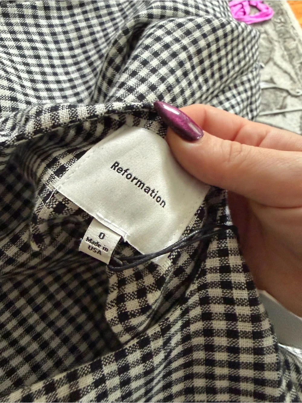 Reformation NWT Rosemond Scoop-Back Mini Dress - Picture 5 of 6